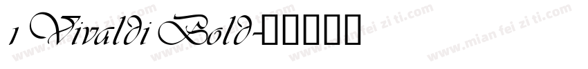 1 Vivaldi Bold字体转换